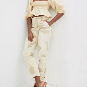 Anthropologie Wanderer Pants- beige camo